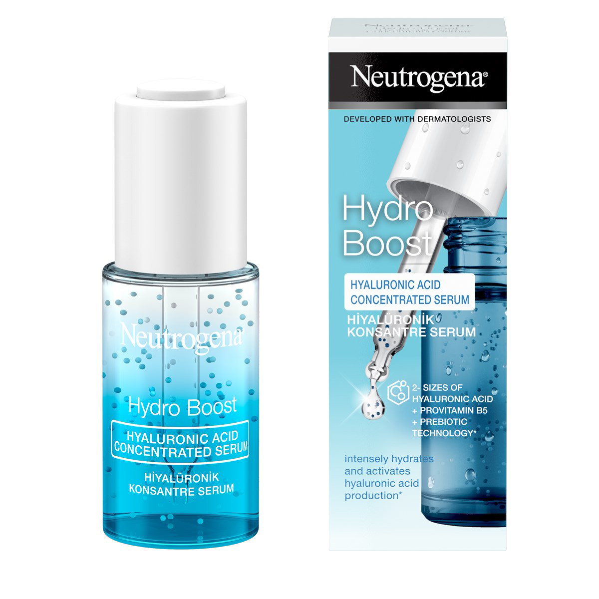 NEUTROGENA HYDRO BOOST,  hialurono rūgšties koncentratas, 15 ml