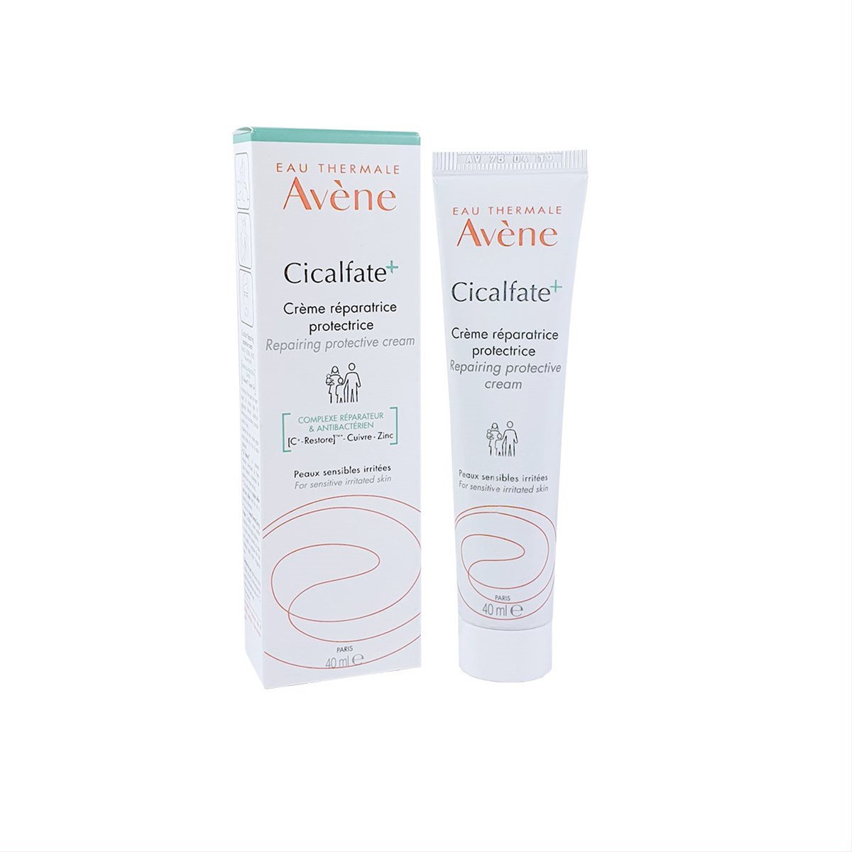 AVENE CICALFATE, kremas pažeistai odai, atkuriamasis, 40ml
