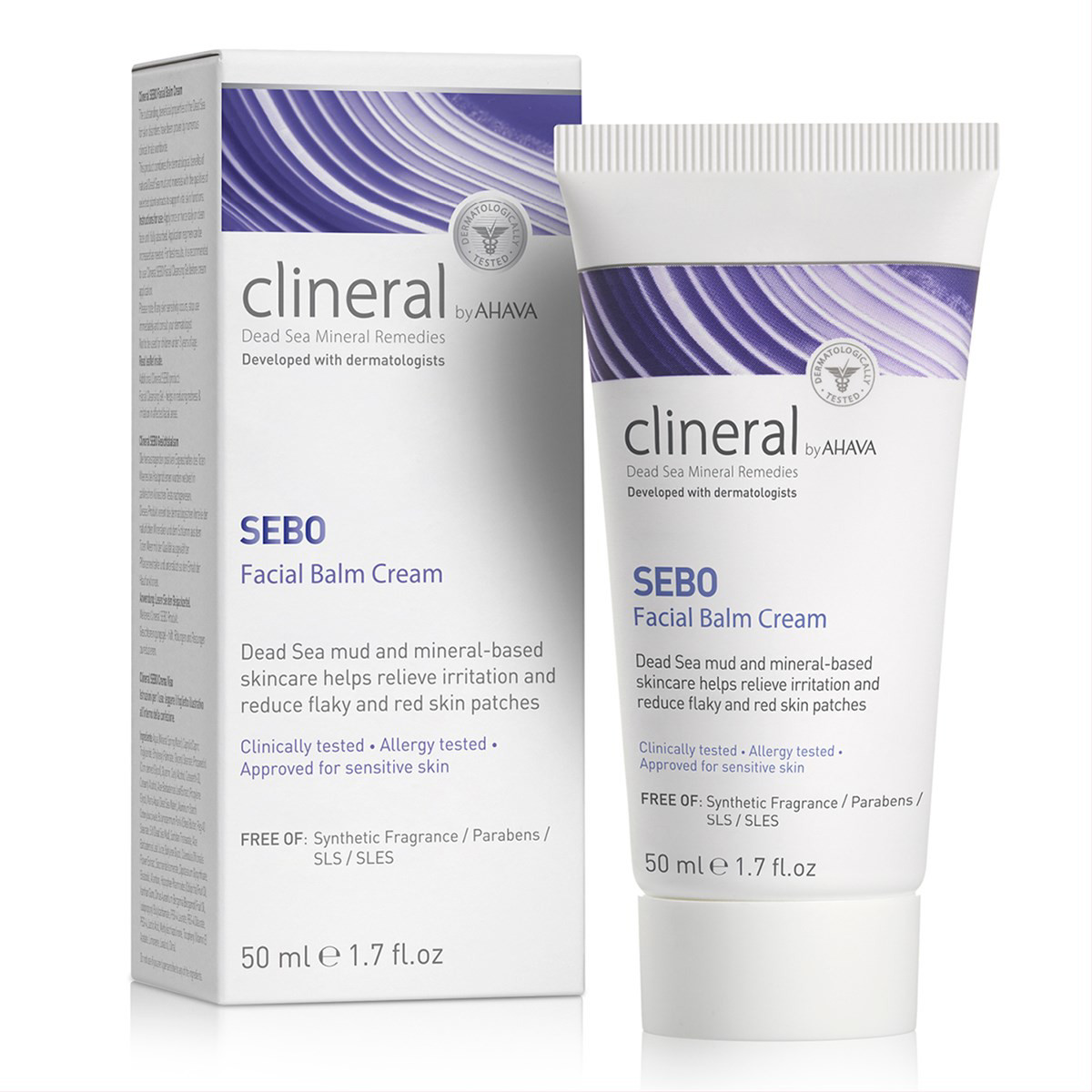 CLINERAL BY AHAVA SEBO, veido kremas, 50 ml