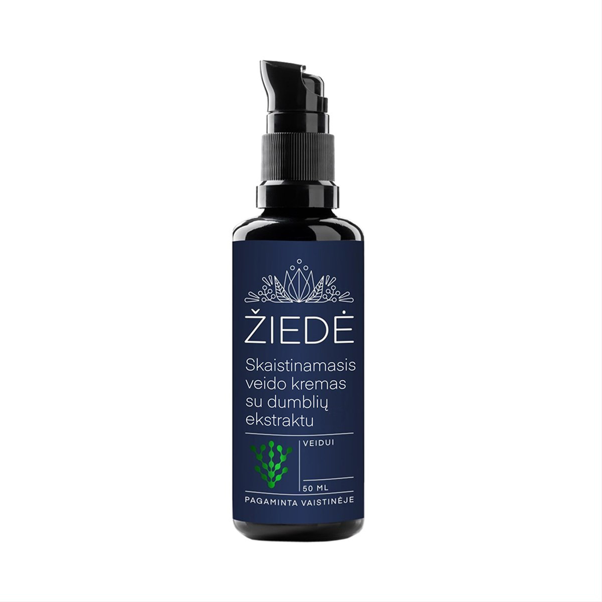 ŽIEDĖ, skaistinamasis veido kremas su dumblių ekstraktu, 50 ml