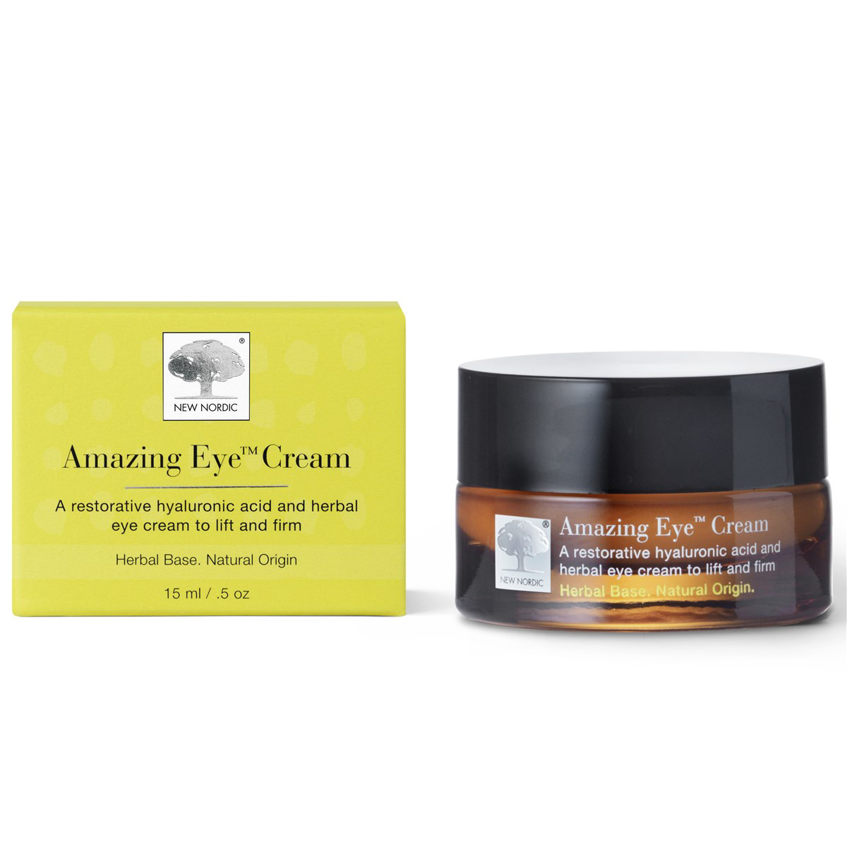 NEW NORDIC AMAZING EYE CREAM, STANGRINANTIS PAAKIŲ KREMAS, 15ml