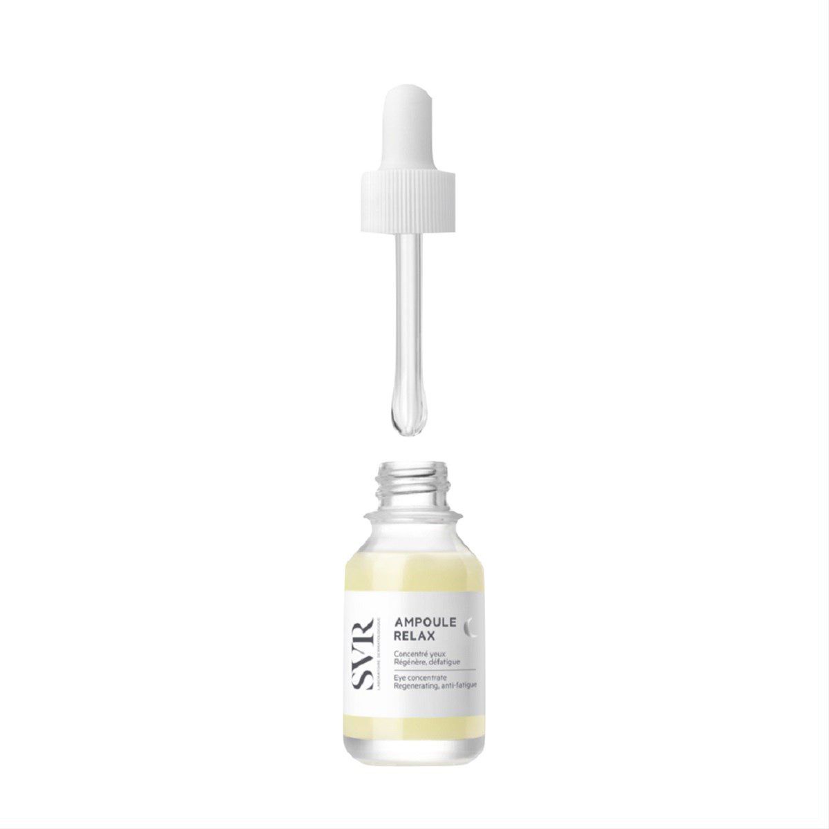 SVR AMPOULE RELAX, atpalaiduojantis naktinis akių srities serumas , 15 ml