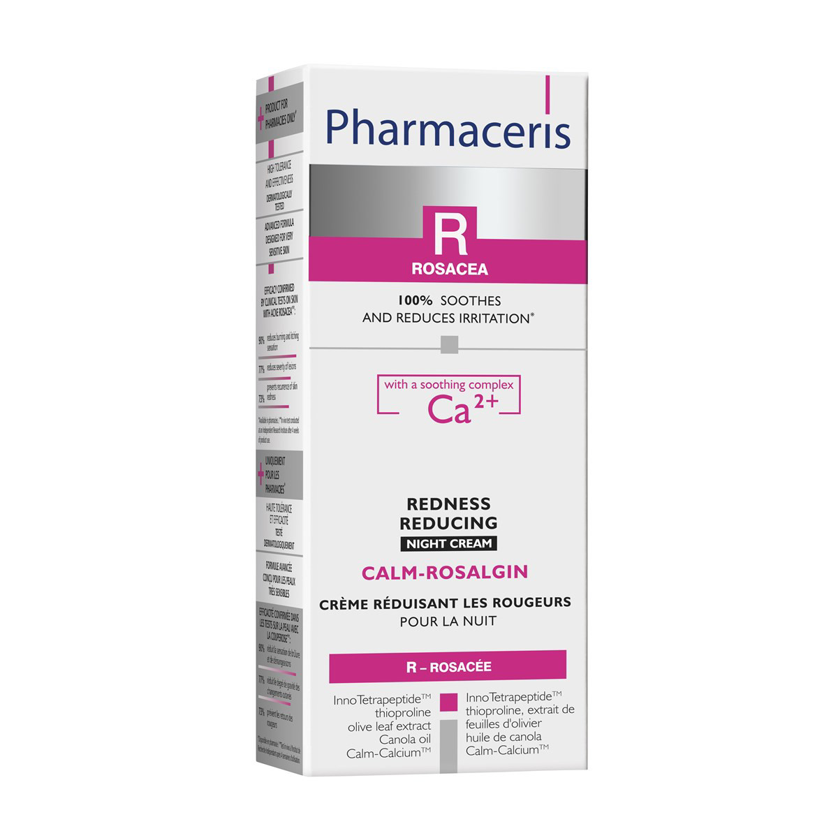 PHARMACERIS R CALM ROSALGIN, raminamasis kremas mažinantis paraudimus, 30 ml