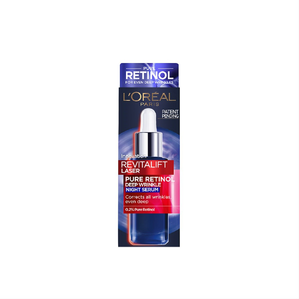 L?ORÉAL PARIS REVITALIFT LASER, gryno retinolio naktinis serumas, 30 ml