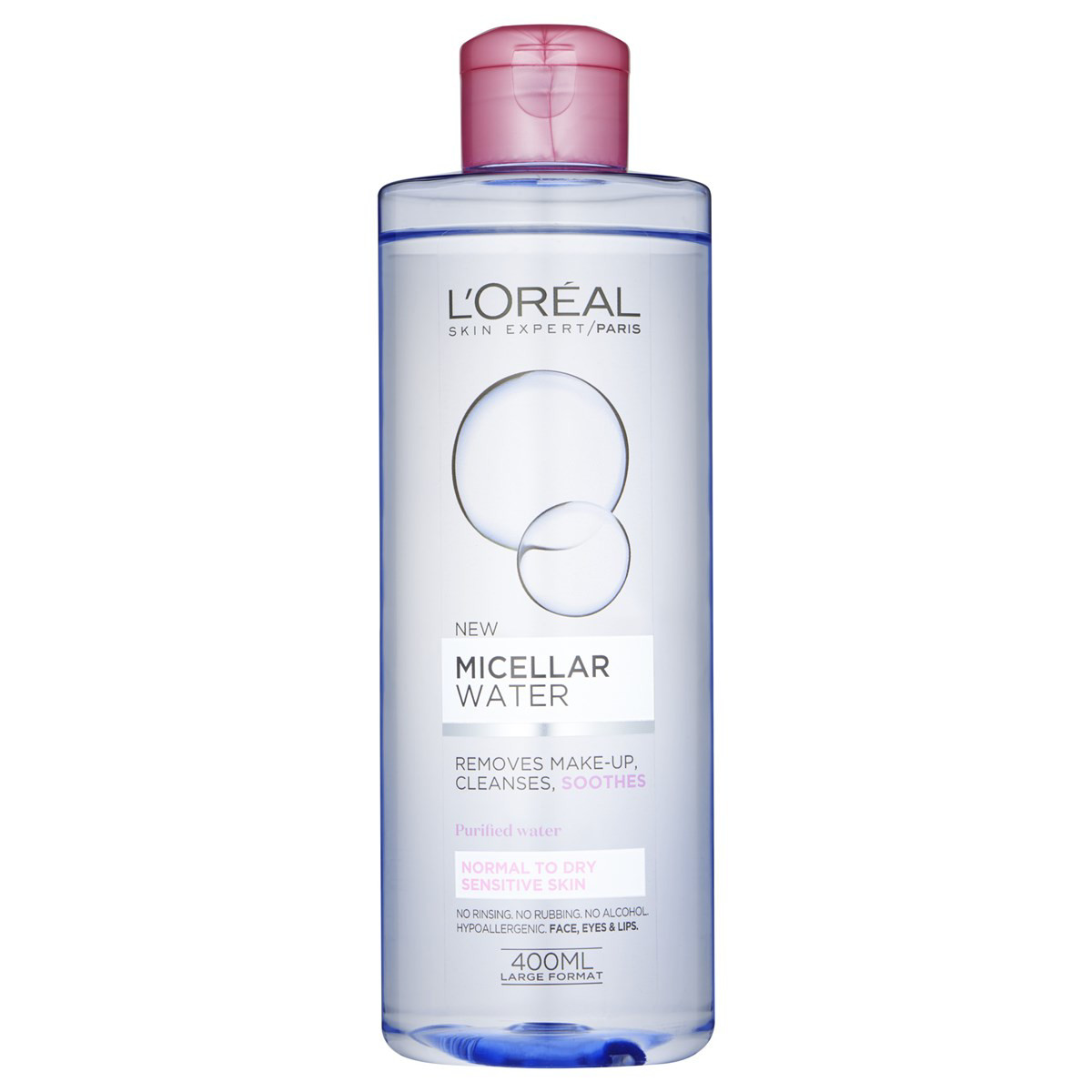 L'Oreal WATER SOFT, micelinis vanduo, 400 ml