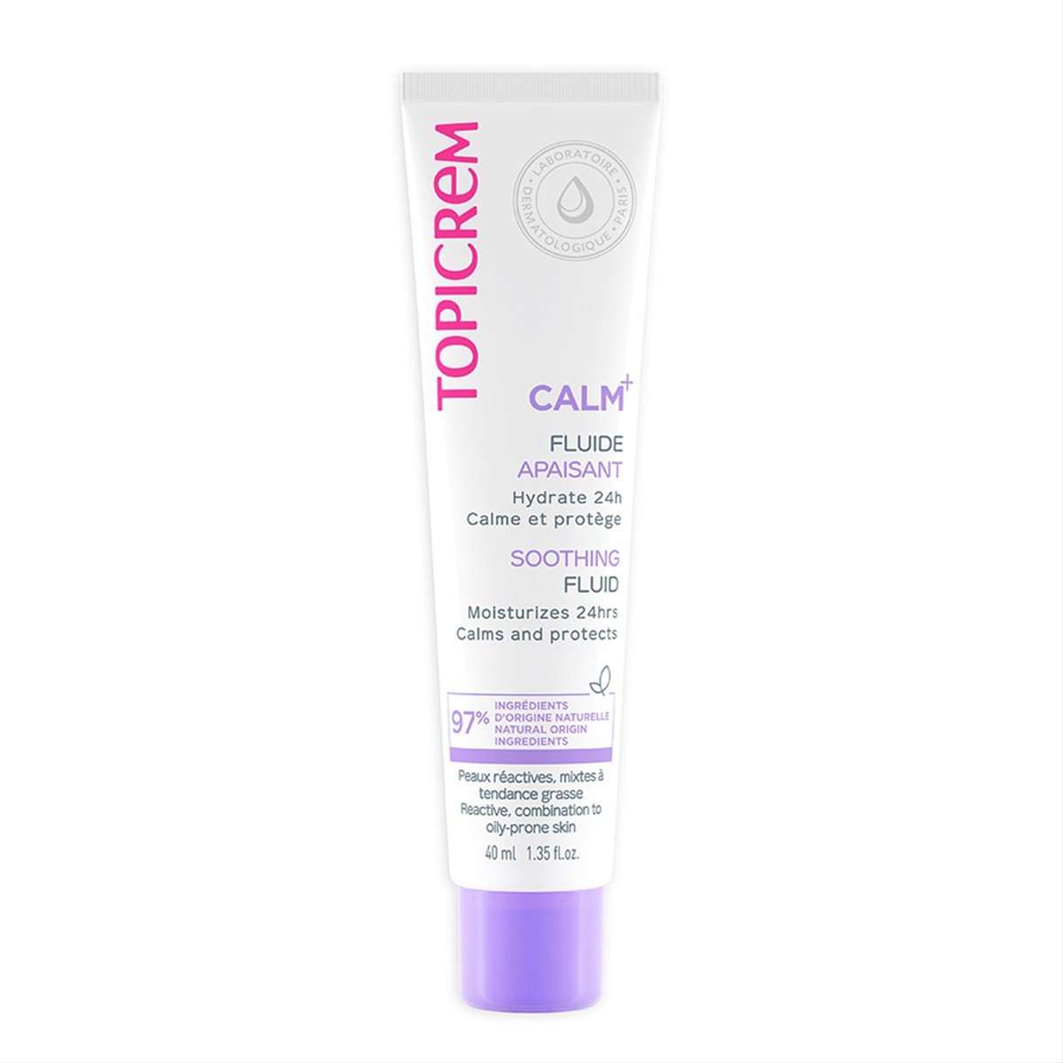 TOPICREM CALM+, raminamoji emulsija jautriai, dirgliai odai, 40 ml