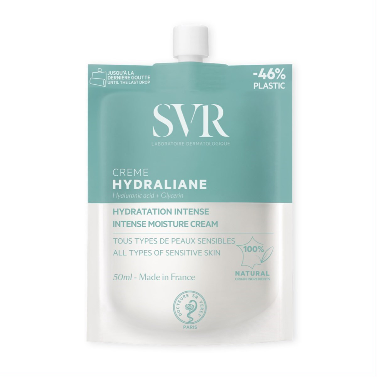 SVR HYDRALIANE CREME, intensyvus drėkinamasis veido kremas dehidratuotai normaliai odai, 50ml