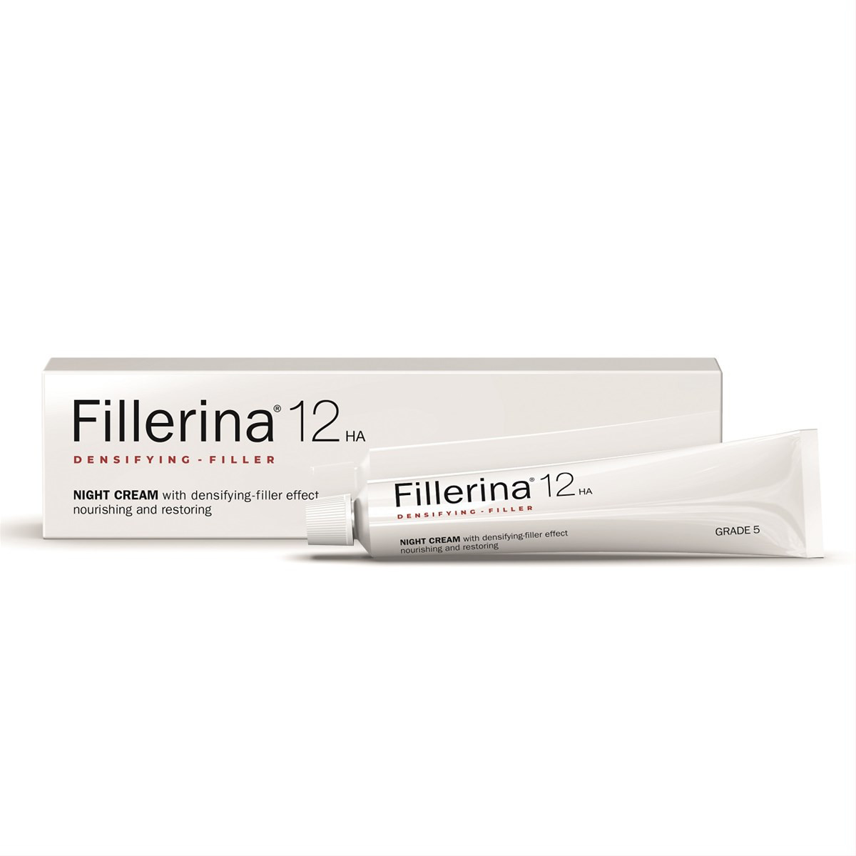 FILLERINA 12HA, Naktinis kremas, 5 lygis, 50ml