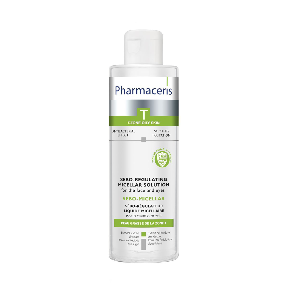 PHARMACERIS T SEBO MICELLAR, micelinis valiklis, 200 ml