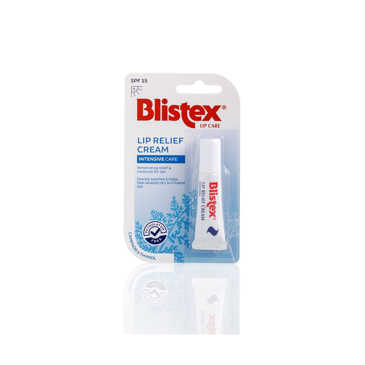BLISTEX LIP RELIEF CREAM, LŪPŲ BALZAMAS, SPF 10, 6 G.