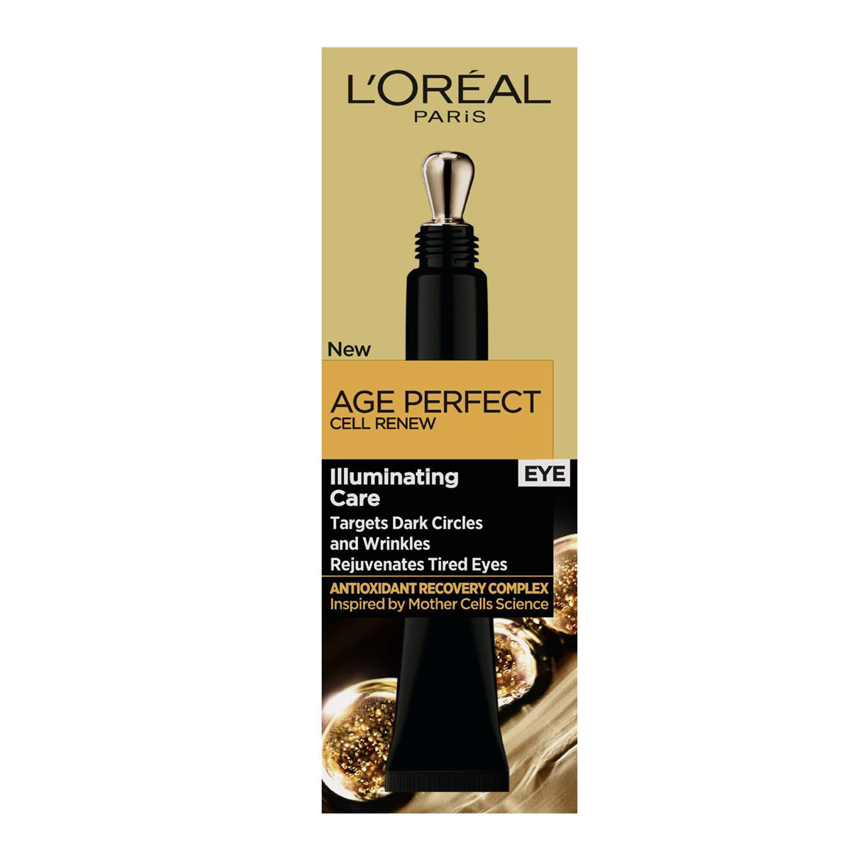 L?ORÉAL PARIS AGE PERFECT CELL RENEW, šviesinantis paakių kremas, 15 ml
