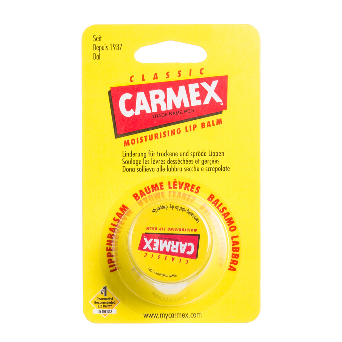 CARMEX LIP BALM JAR CLASSIC, lūpų balzamas, 7,5 g