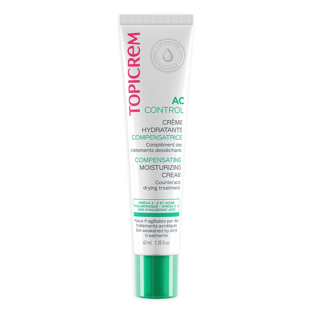TOPICREM AC, drėkinamasis kompensuojamasis kremas, 40 ml