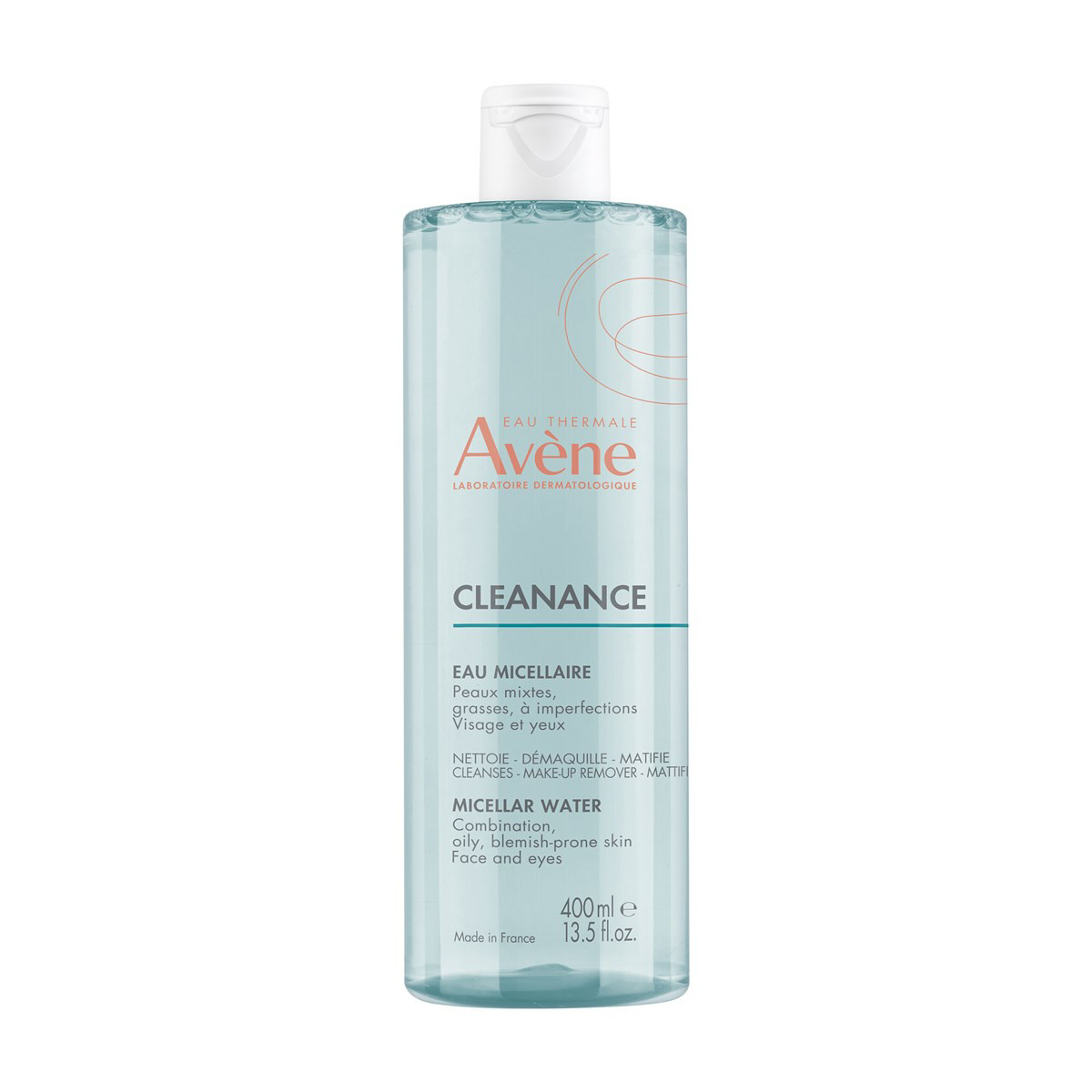 AVENE CLEANANCE, micelinis vanduo riebiai odai, 400ml