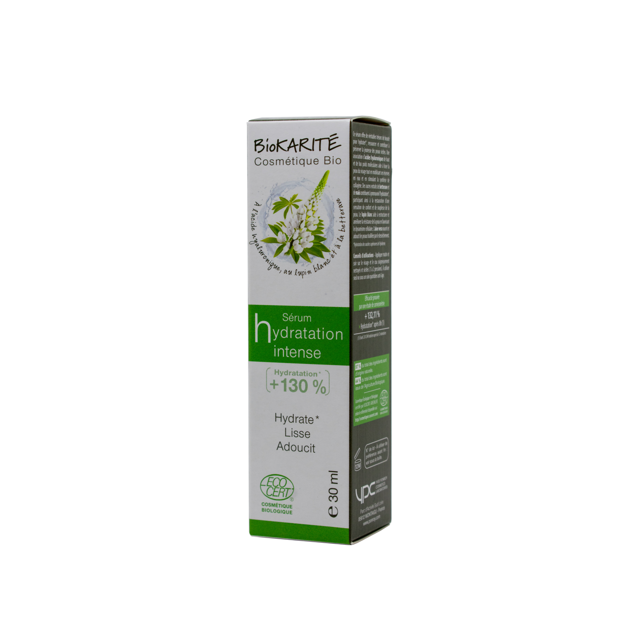BioKARITE Serum Hydratation Intense ekologiškas, 30 ml sandarus buteliukas