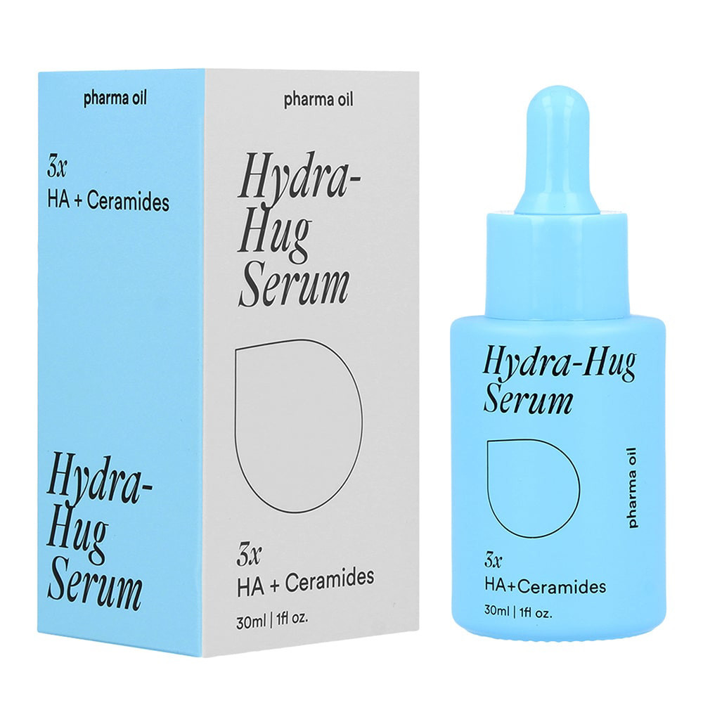 PHARMA OIL hialurono ir keramidų serumas Hydra hug, 30ml