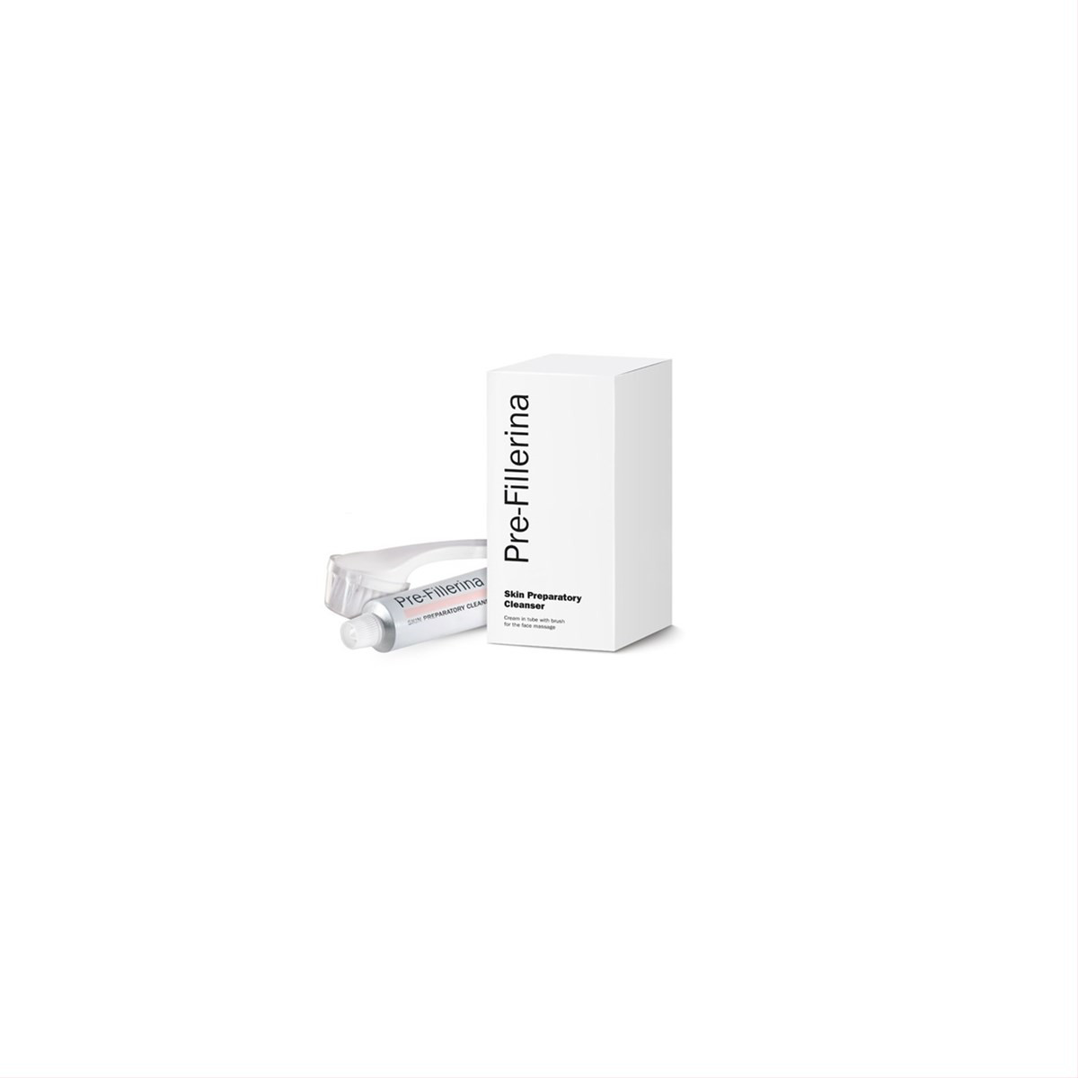 FILLERINA PRE, odą paruošiančio kreminio prausiklio ir šepetėlio rinkinys, 50 ml0
