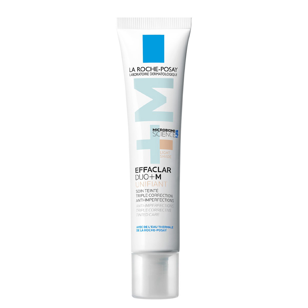 LRP EFFACLAR DUO+M UNIFIANT, trigubo poveikio trūkumus mažinantis kremas su atspalviu, 40ml