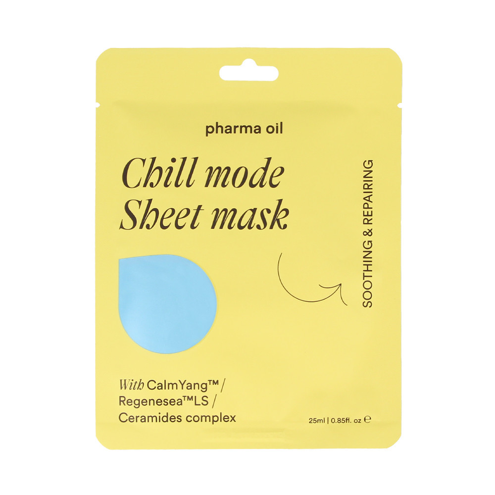 PHARMA OIL lakštinė veido kaukė Chill mode, 25ml