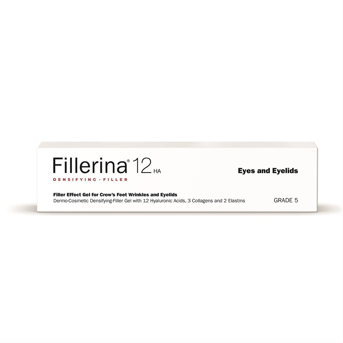 FILLERINA 12HA, Dermatologinis gelinis užpildas paakiams ir akių vokams, 5 lygis, 15ml