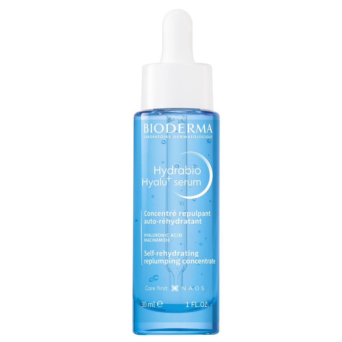 BIODERMA HYDRABIO HYALU+ SERUM, intensyviai drėkinantis koncentruotas serumas dehidratuotai odai, 30 ml