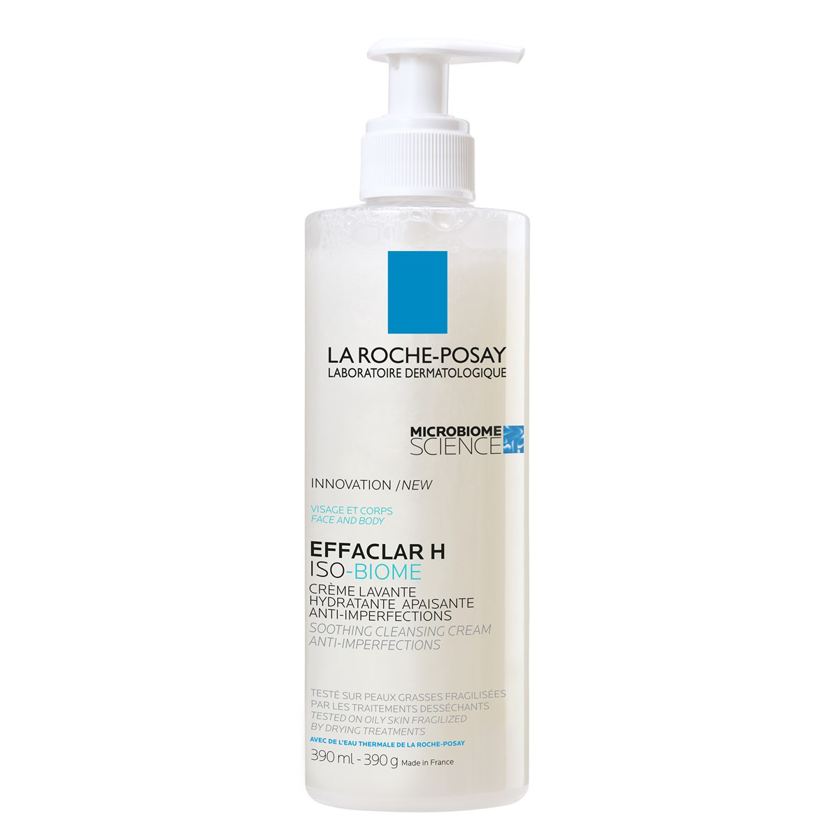 LA ROCHE-POSAY EFFACLAR H ISO-BIOME prausiklis, 390 ml