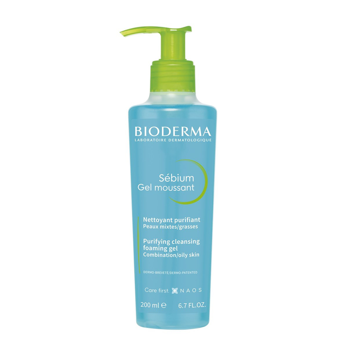 BIODERMA SEBIUM PURIFYING, gelis, prausiklis, 200 ml
