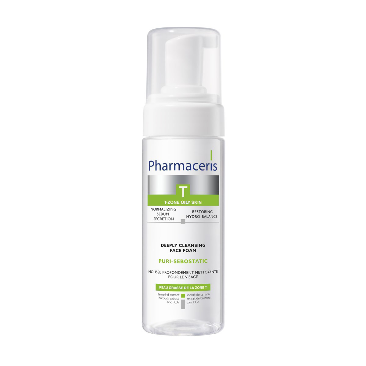PHARMACERIS T PURI SEBOSTATIC, prausimosi putos, 150 ml
