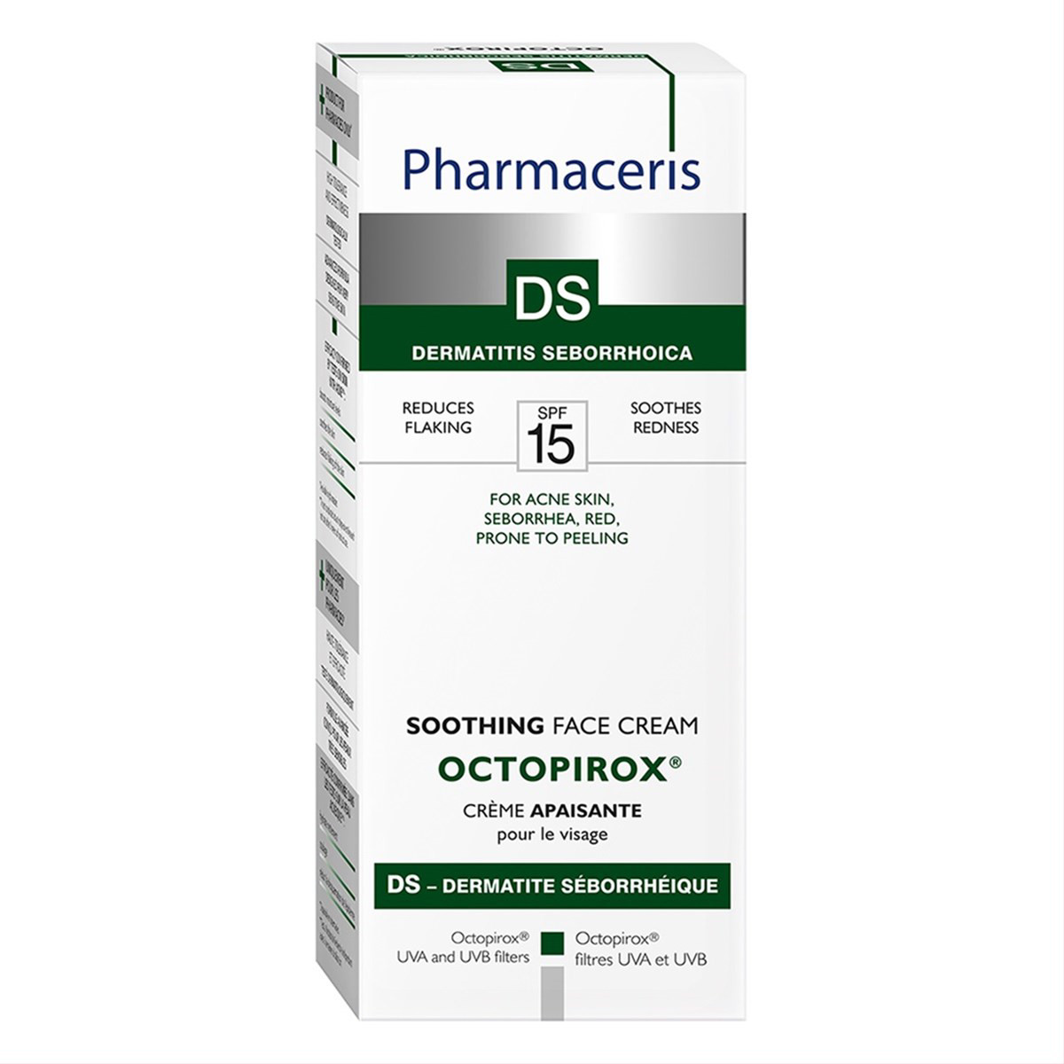 PHARMACERIS T OCTOPIROX, raminamasis kremas, SPF 15, 30 ml