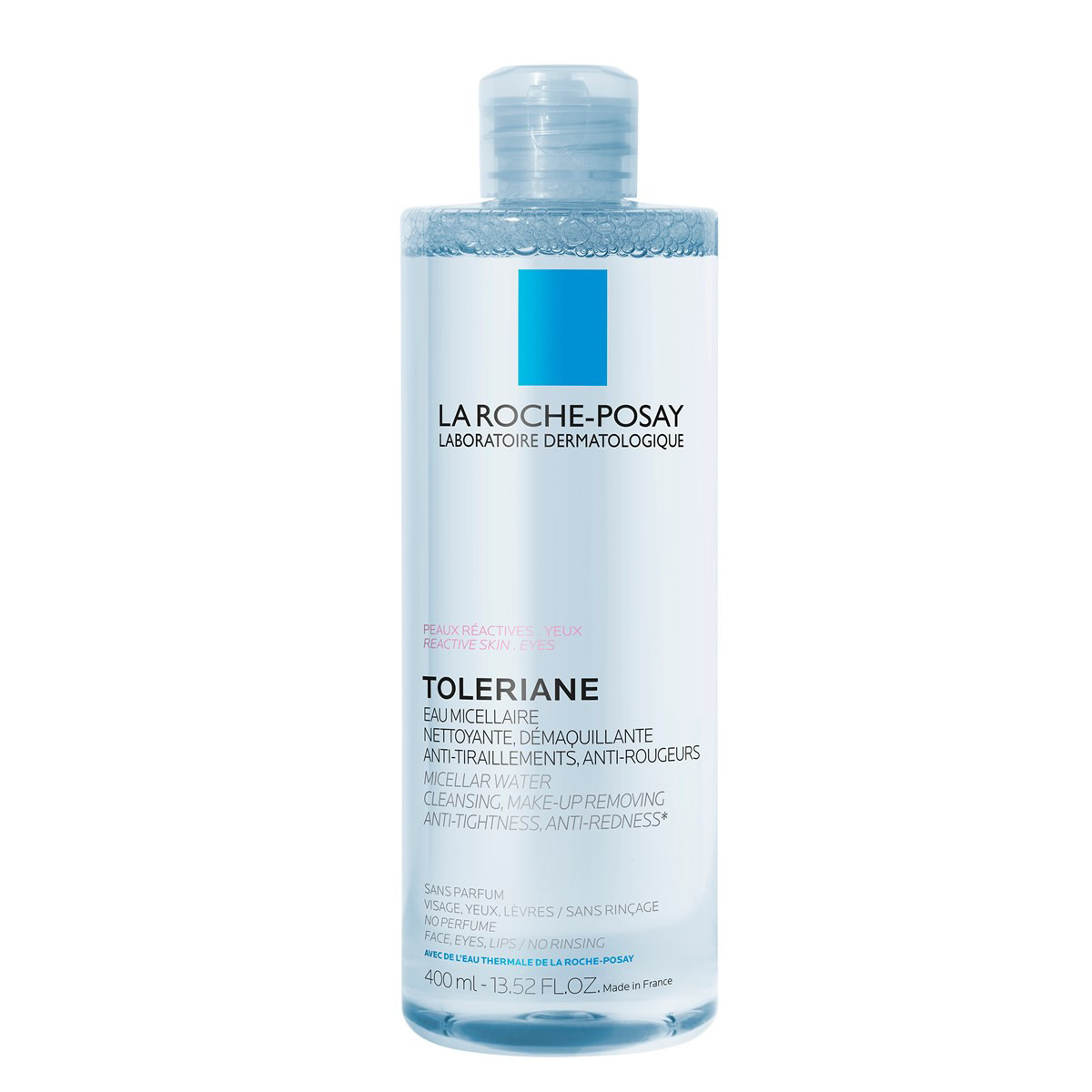 LA ROCHE POSAY TOLERIANE, micelinis vanduo jautriai ir reaktyviai odai, 400 ml