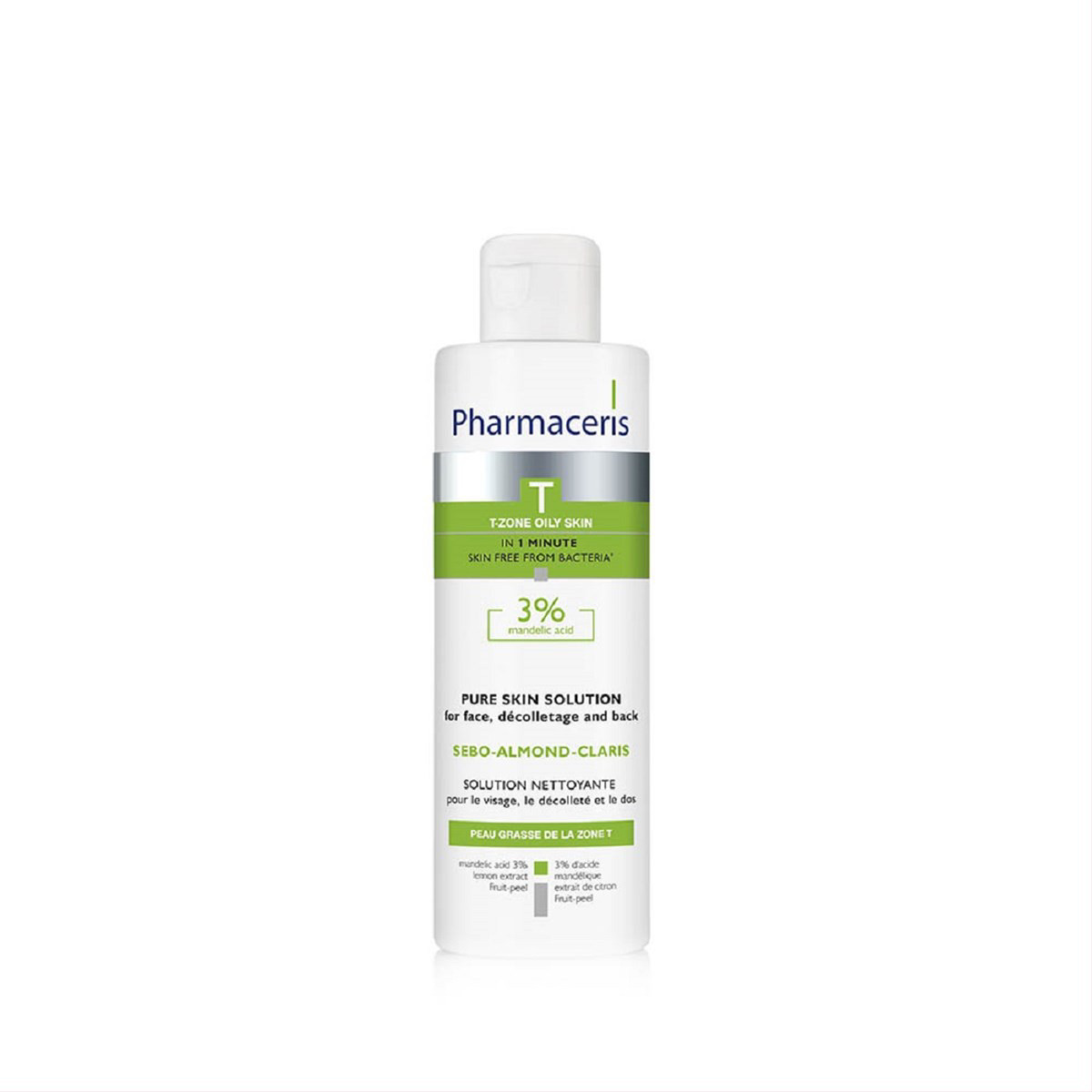 PHARMACERIS T SEBO ALMOND CLARIS, valiklis, 190ml