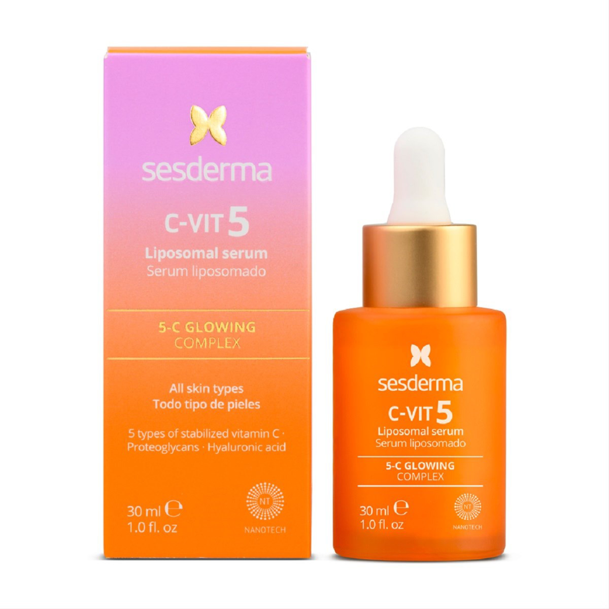 SESDERMA C-VIT 5, liposominis veido serumas, 30 ml