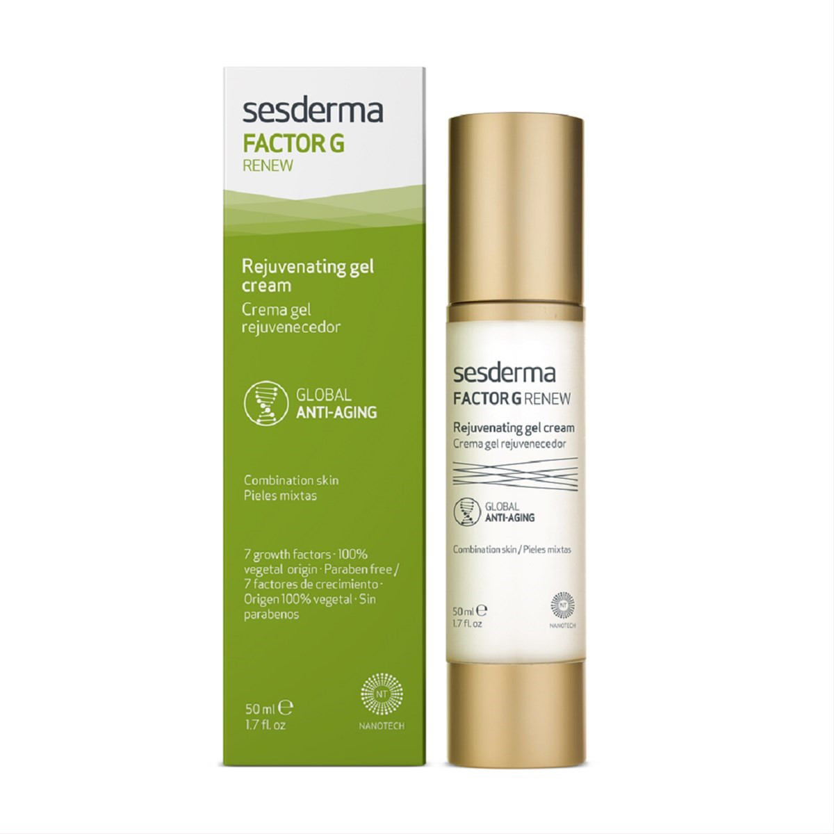 SESDERMA FACTOR G, jauninantis gelinis kremas, 50ml