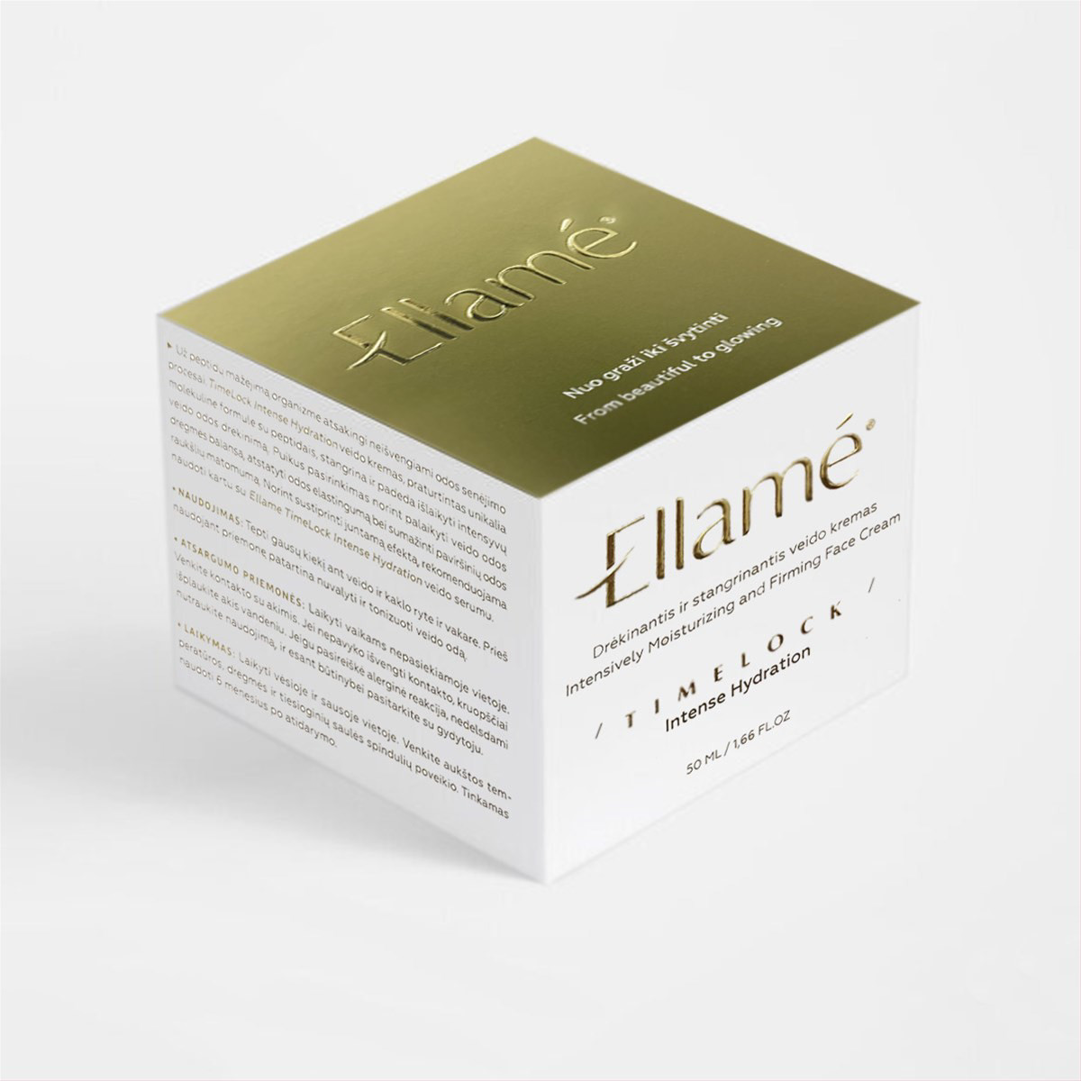 ELLAME TIMELOCK INTENSE HYDRATION, veido kremas, 50ml