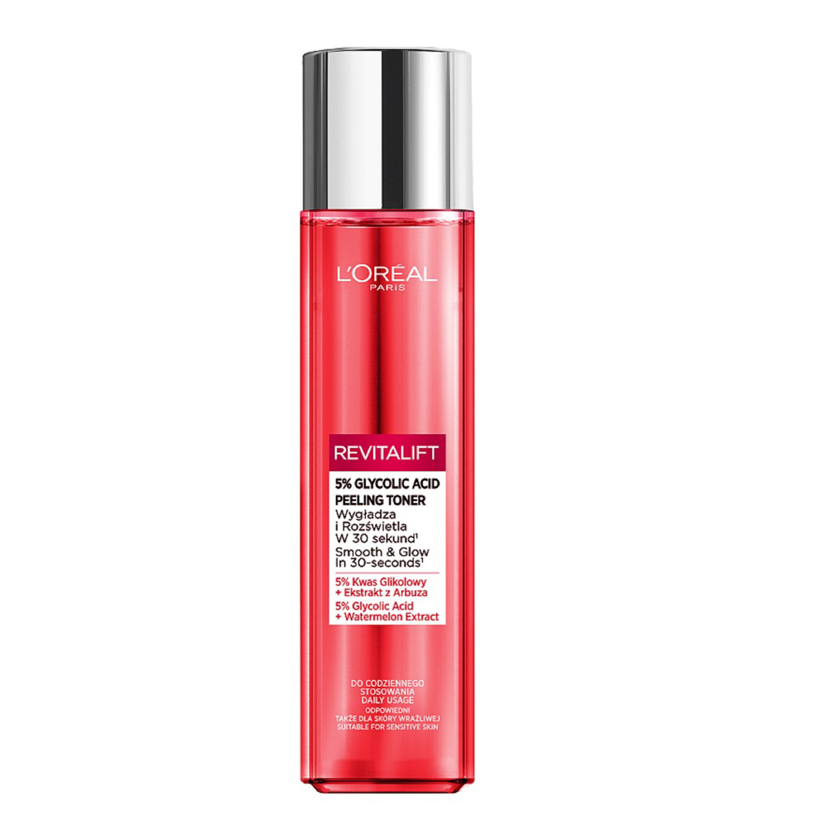 L?ORÉAL PARIS REVITALIFT, šveičiamasis tonikas su glikolio rūgštimi, 180 ml