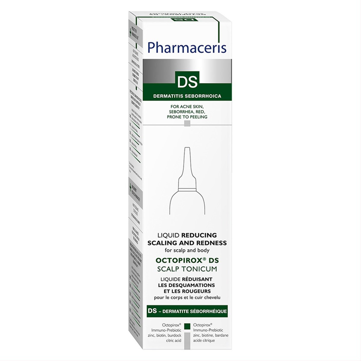 PHARMACERIS DS OCTOPIROX SCALP TONICUM, tonikas nuo pleiskanojimo, 100ml