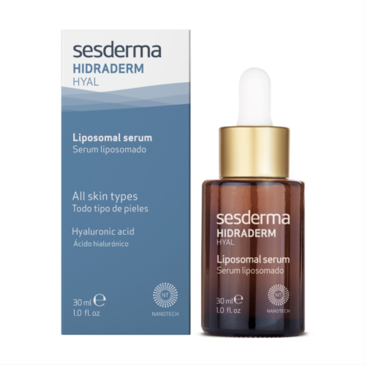 SESDERMA HIDRADERM HYAL, drėkinamasis liposominis serumas, 30ml