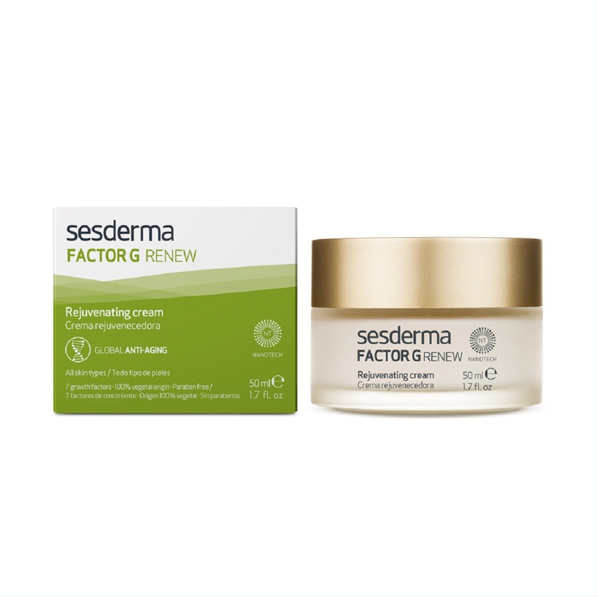 SESDERMA FACTOR G, regeneruojantis kremas, 50ml