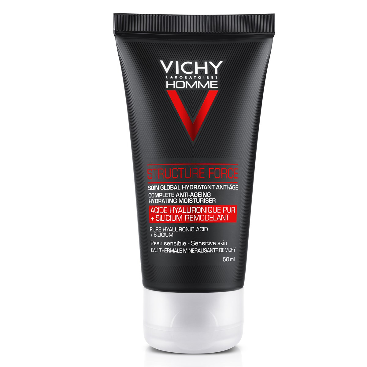 VICHY HOMME STRUCTURE FORCE, veido kremas, 50ml