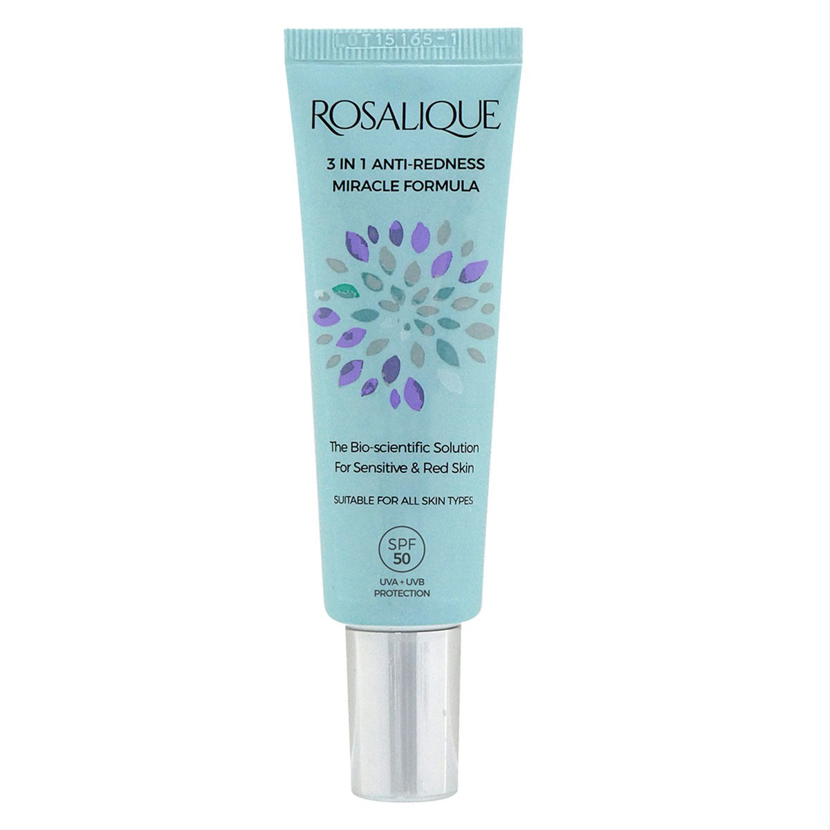 ROSALIQUE, kremas raustančiai veido, kaklo, dekoltė odai, SPF 50, 30 ml