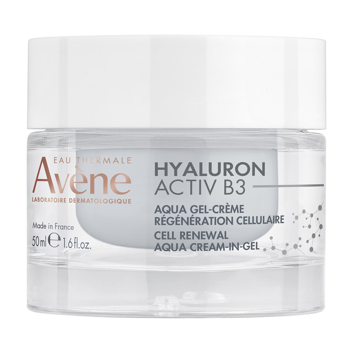 AVENE HYALURON AQUA, atkuriamasis, lengvas kremas, 50ml