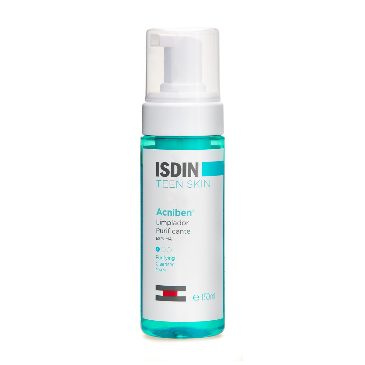 ISDIN ACNIBEN, valomosios putos riebiai, mišriai veido odai, 150ml