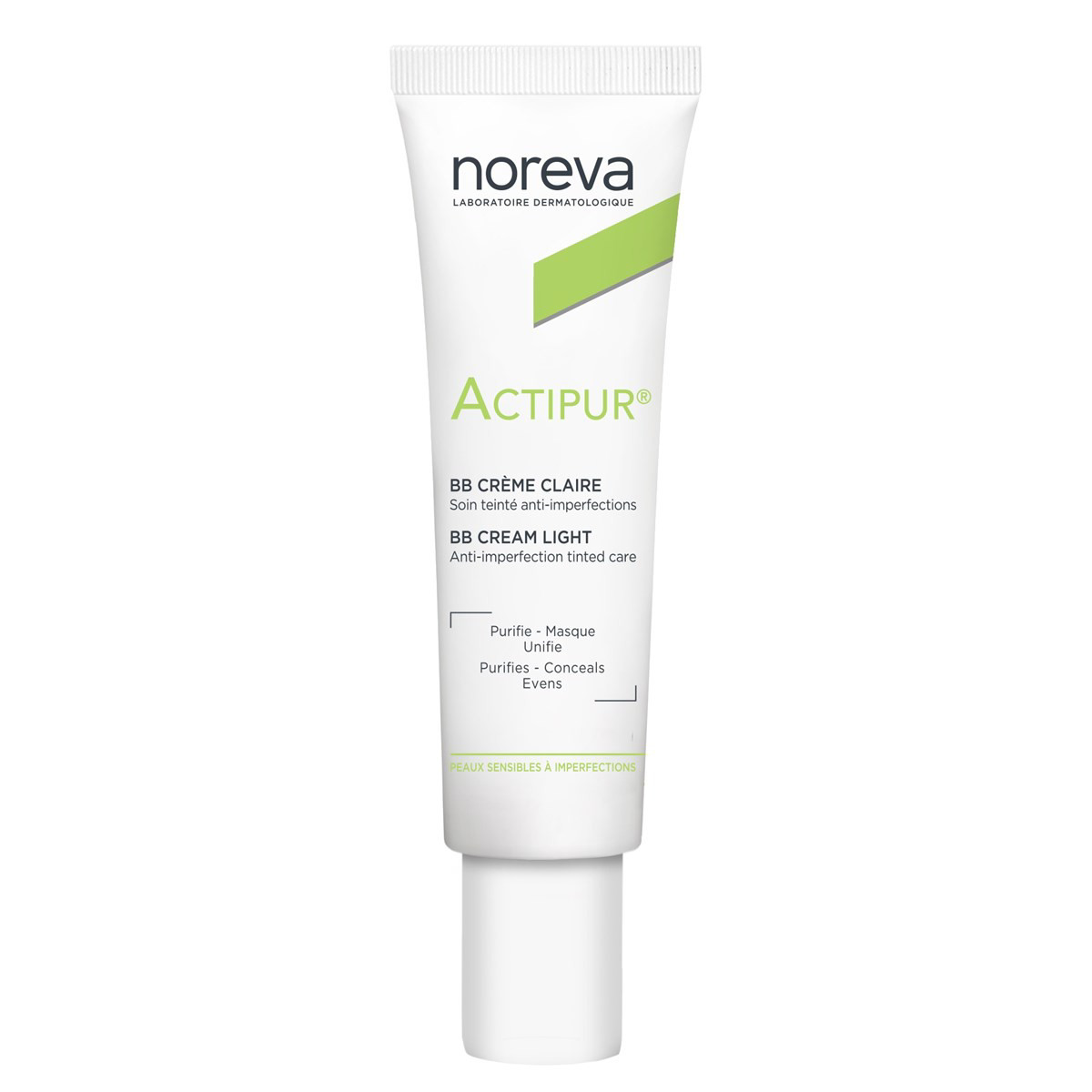 NOREVA ACTIPUR, maskuojamasis, šviesaus atspalvio kremas, 30 ml