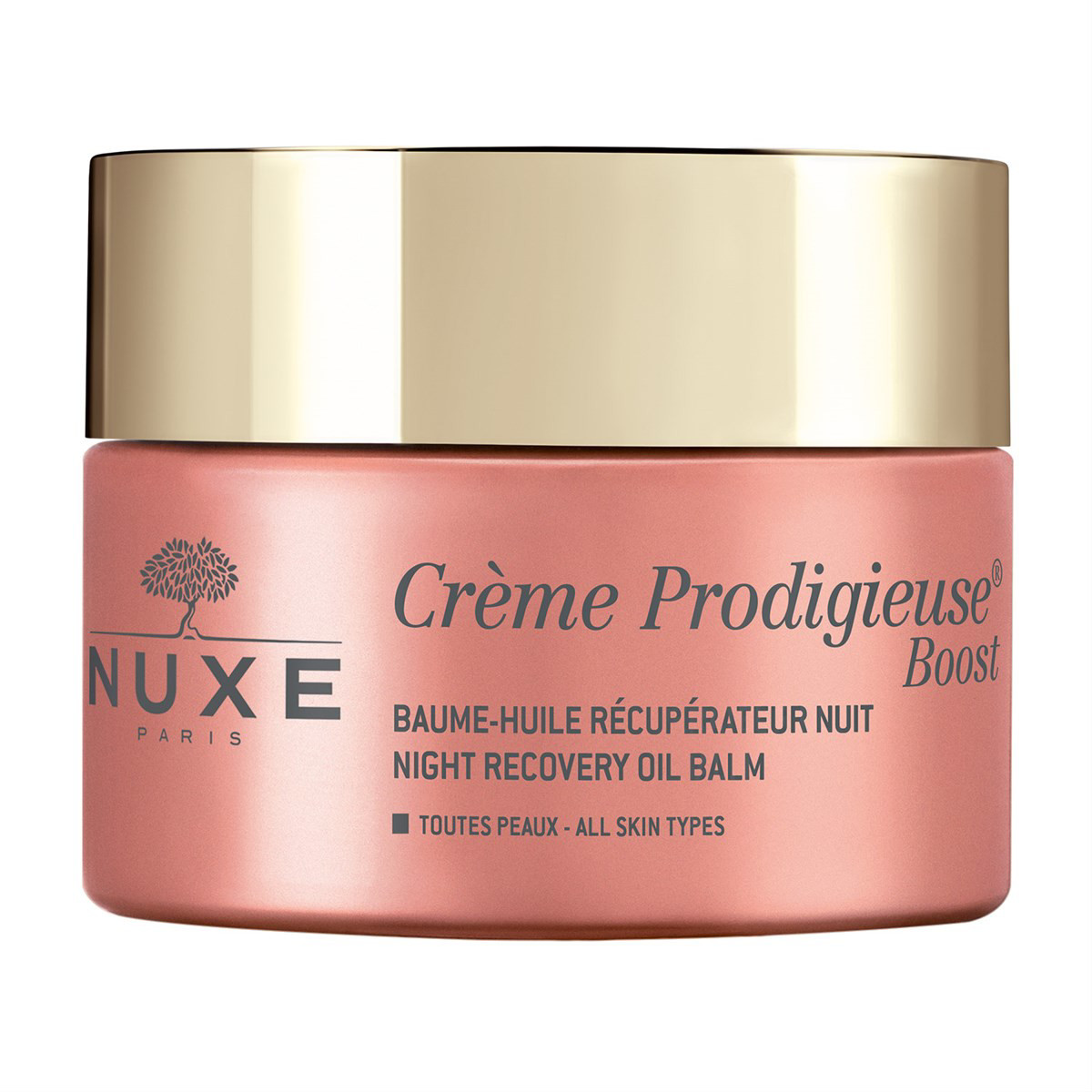 NUXE BOOST CREME PRODIGIEUSE, Naktinis koreguojamasis aliejinis balzamas, 50ml