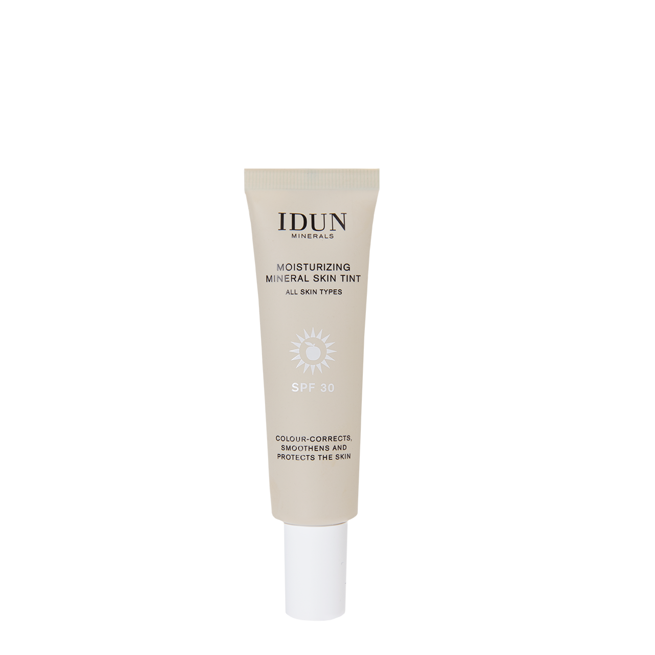 IDUN Minerals drėkinamasis veido kremas su atspalviu SPF 30, Light Nr. 1411, 27 ml