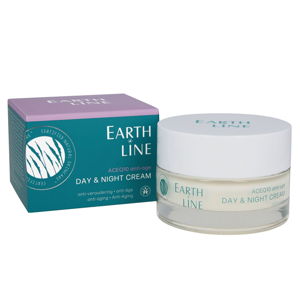 EARTH LINE ACEQ10 Anti-Age 30+ Dieninis ir naktinis kremas, drėkinantis, maitinantis 50ml