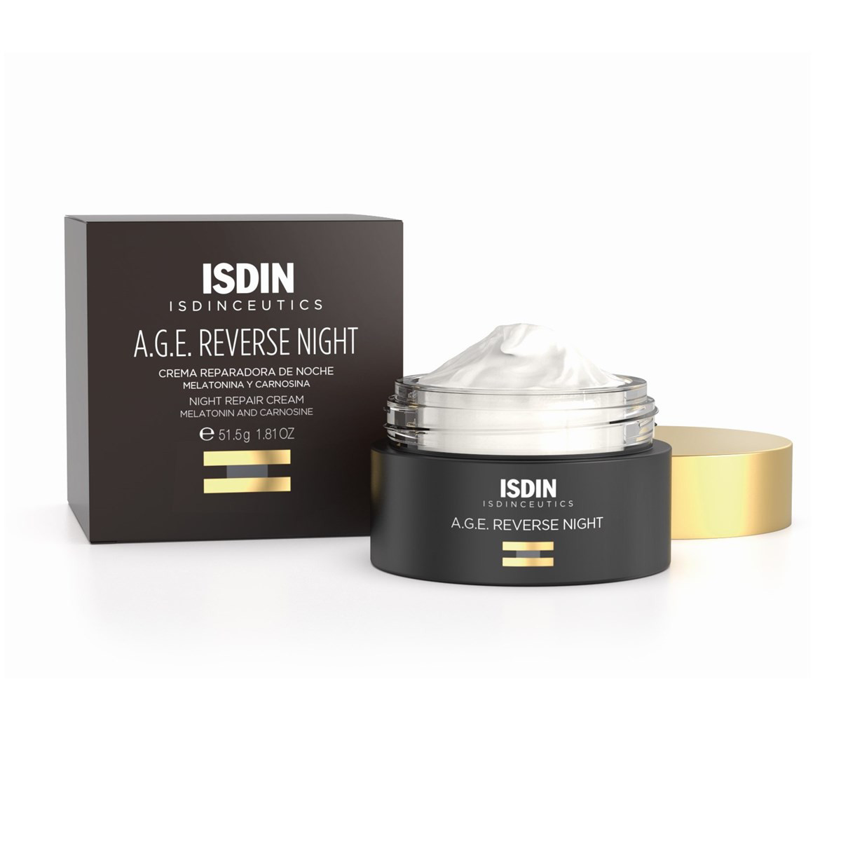ISDIN A.G.E. REVERSE NIGHT, veido kontūrus koreguojantis naktinis  kremas , 50 ml