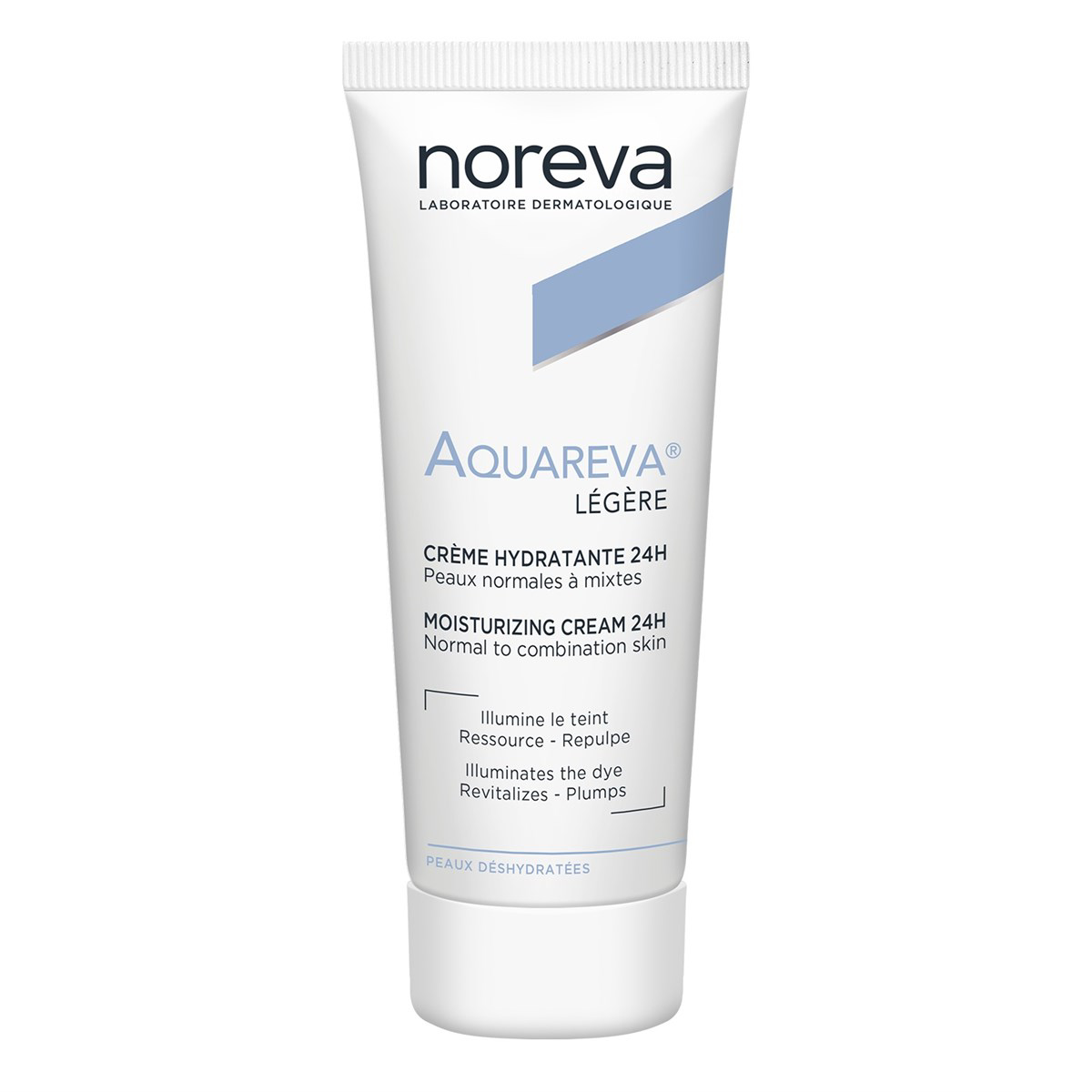NOREVA AQUAREVA, Lengvos konsistencijos 24 val. drėkinantis kremas , 40 ml