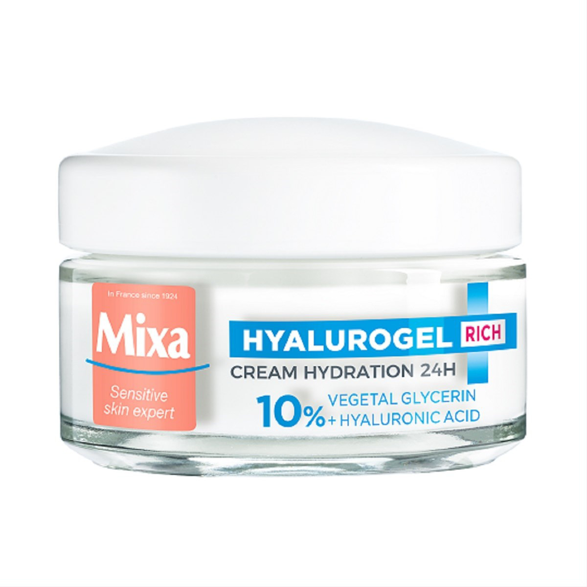 MIXA HYALUROGEL RICH, drėkinamasis kremas, 50ml