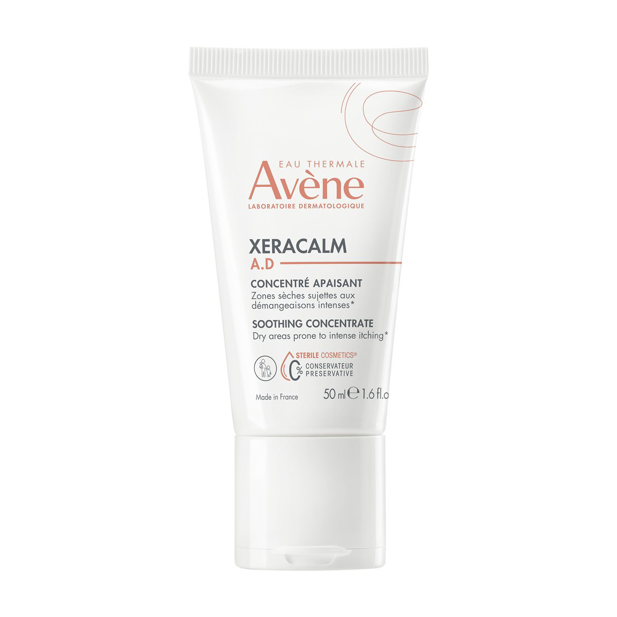 AVENE XERACALM A.D., greito poveikio koncentratas, 50ml